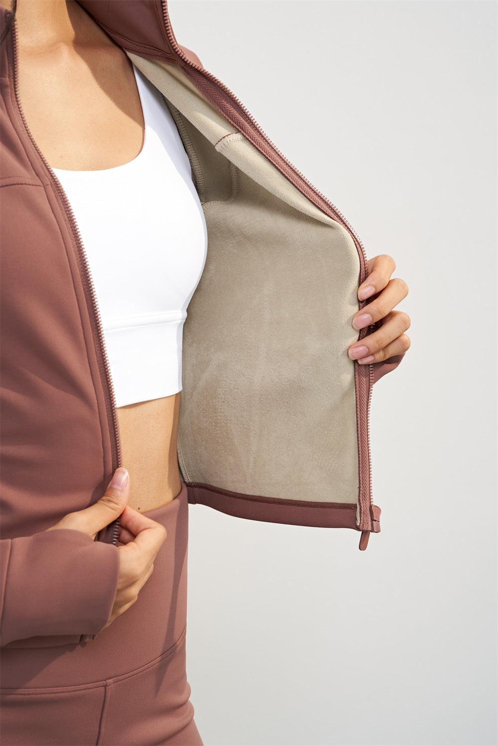 |CAPPUCCINO COLLECTION|  Ation Thermal Velvet Jacket