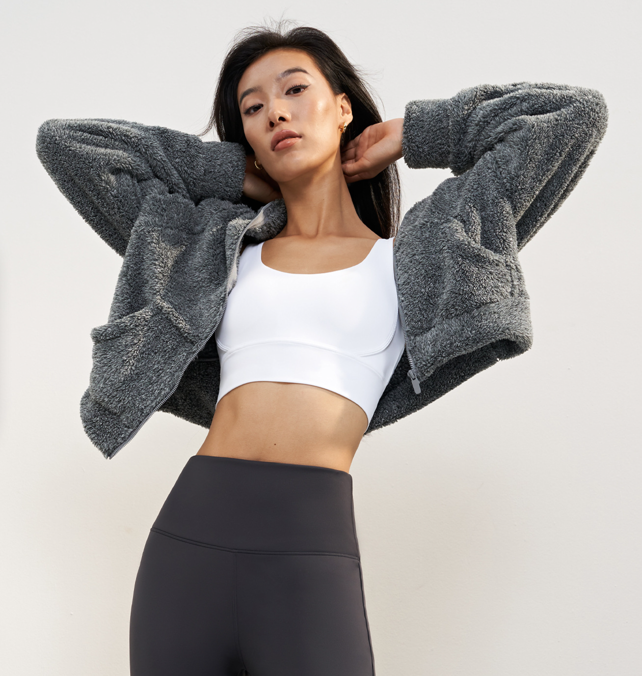 |CAPPUCCINO COLLECTION|  Gior Teddy Zipper Jacket