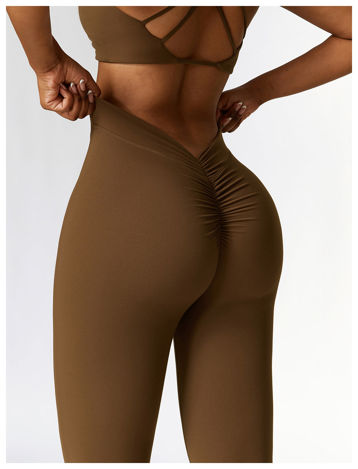 Cappuccino Collection AirSoft Balance Padelefon Yoga Leggings