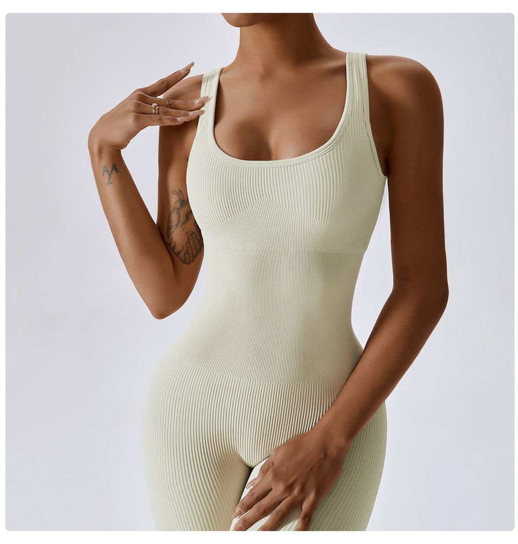 Aura Seamless Ribbed Jumpsuit