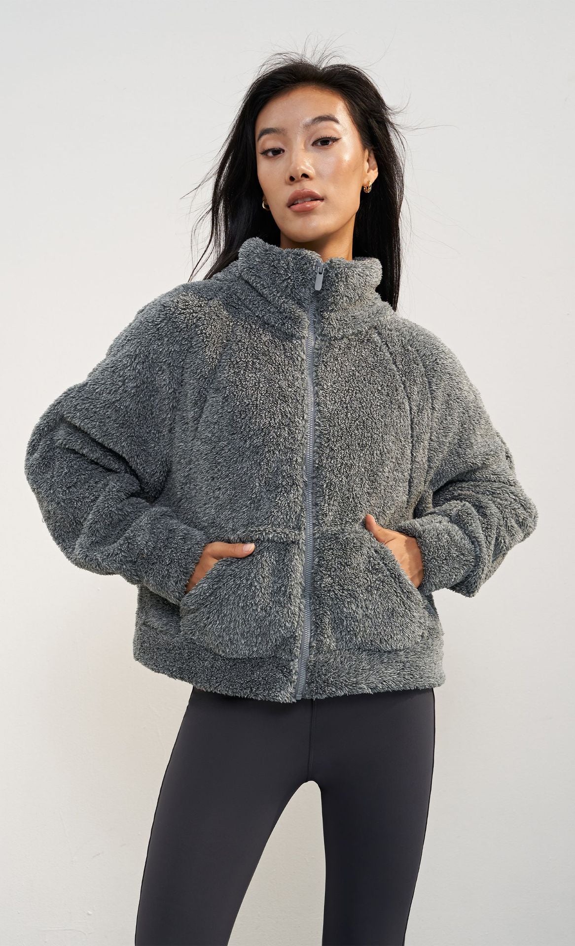 |CAPPUCCINO COLLECTION|  Gior Teddy Zipper Jacket