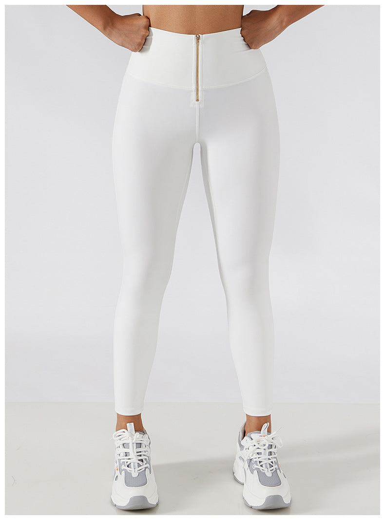 Glide Zipper Yoga Leggings
