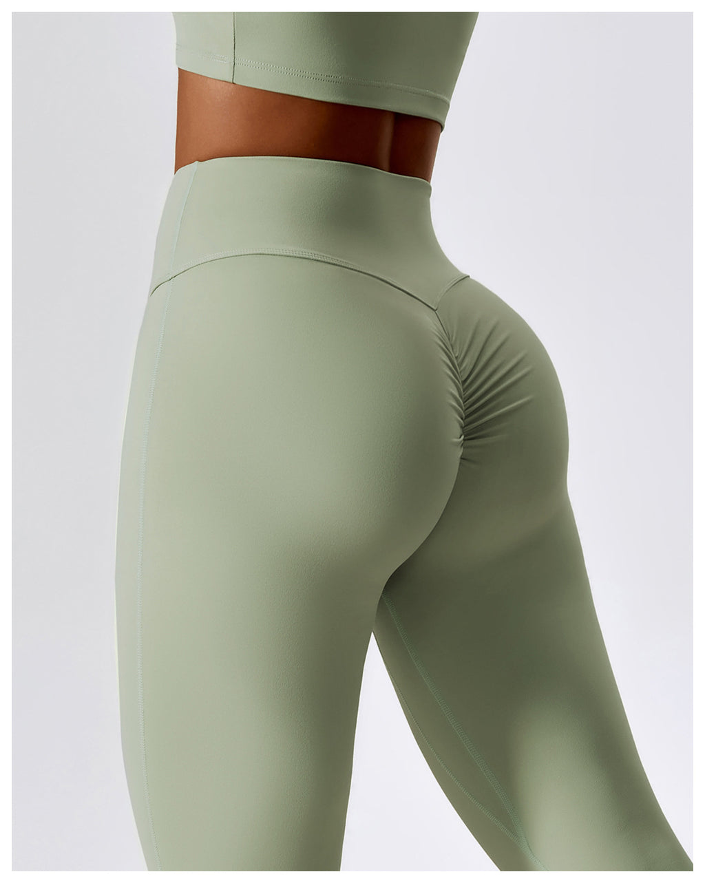 High-Waist Flare Contour Yoga Leggings