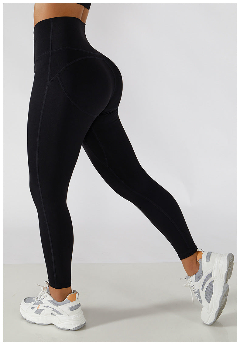 Glide Zipper Yoga Leggings
