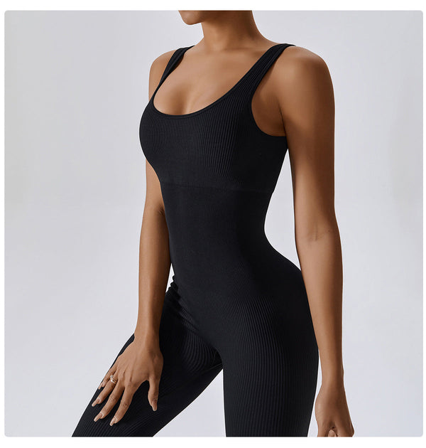 Seamless Ribbed Jumpsuit