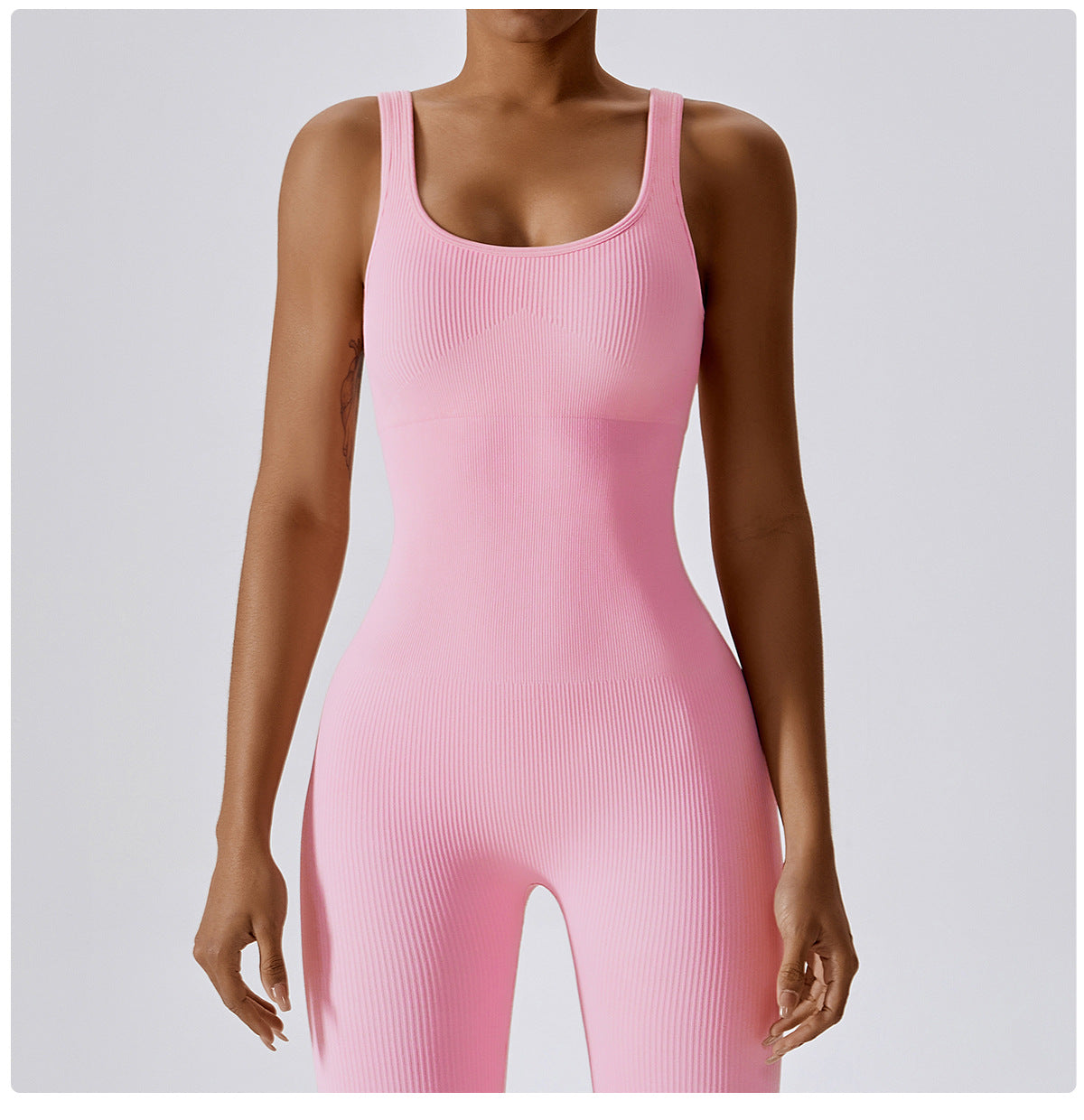 Aura Seamless Ribbed Jumpsuit