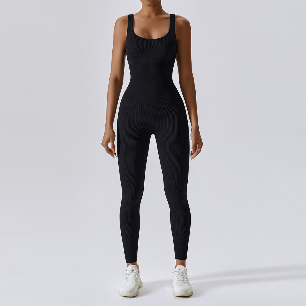 Aura Seamless Ribbed Jumpsuit