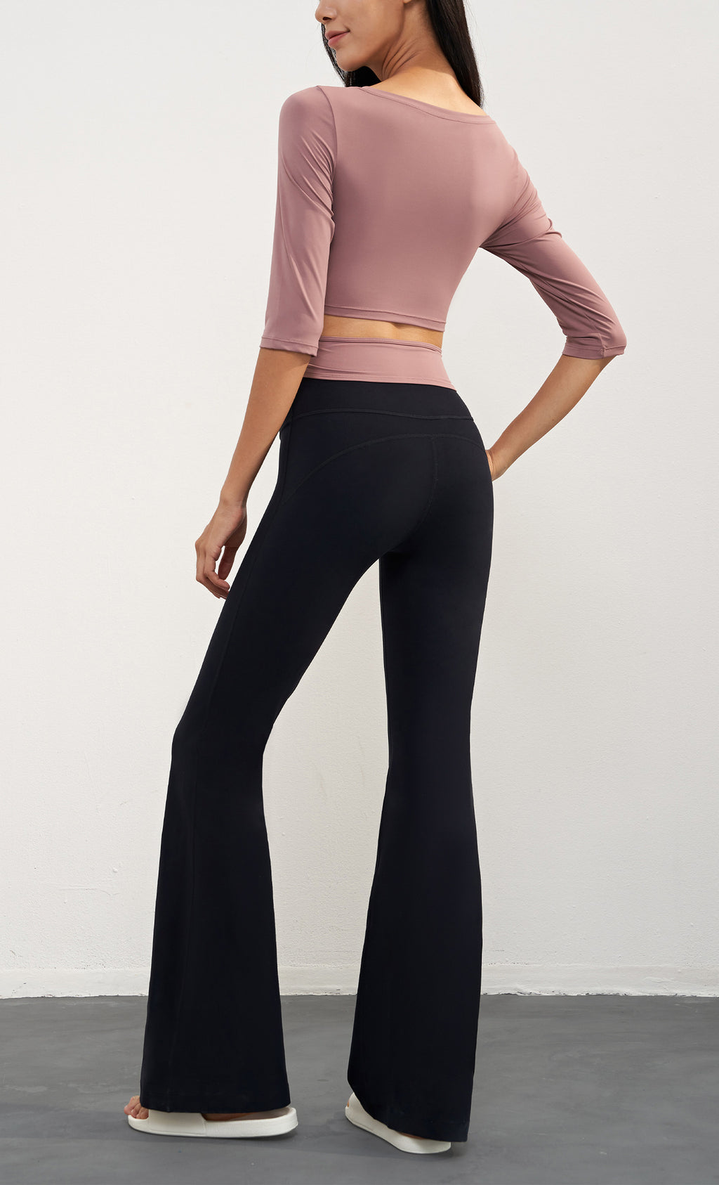 |CAPPUCCINO COLLECTION|  High-Waist Flare Armour Leggings