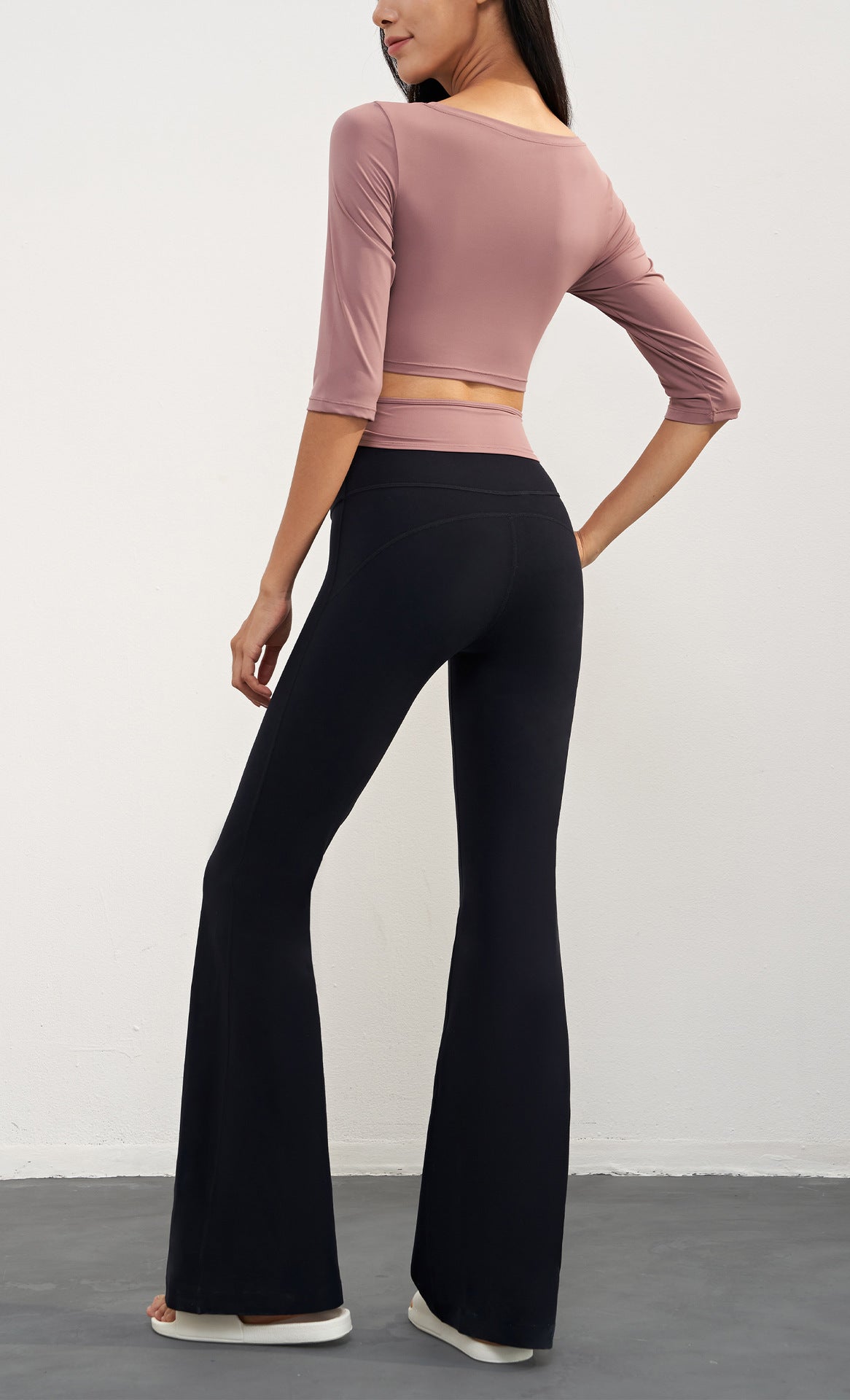 |CAPPUCCINO COLLECTION|  High-Waist Flare Armour Leggings