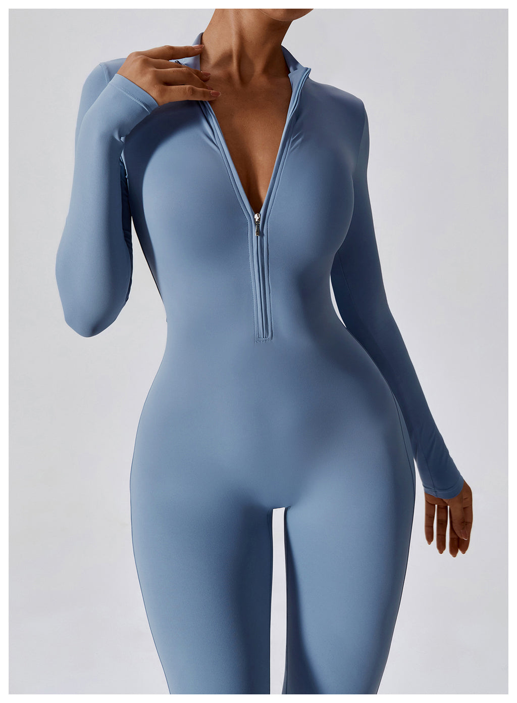 Scubo Zipper Jumpsuit