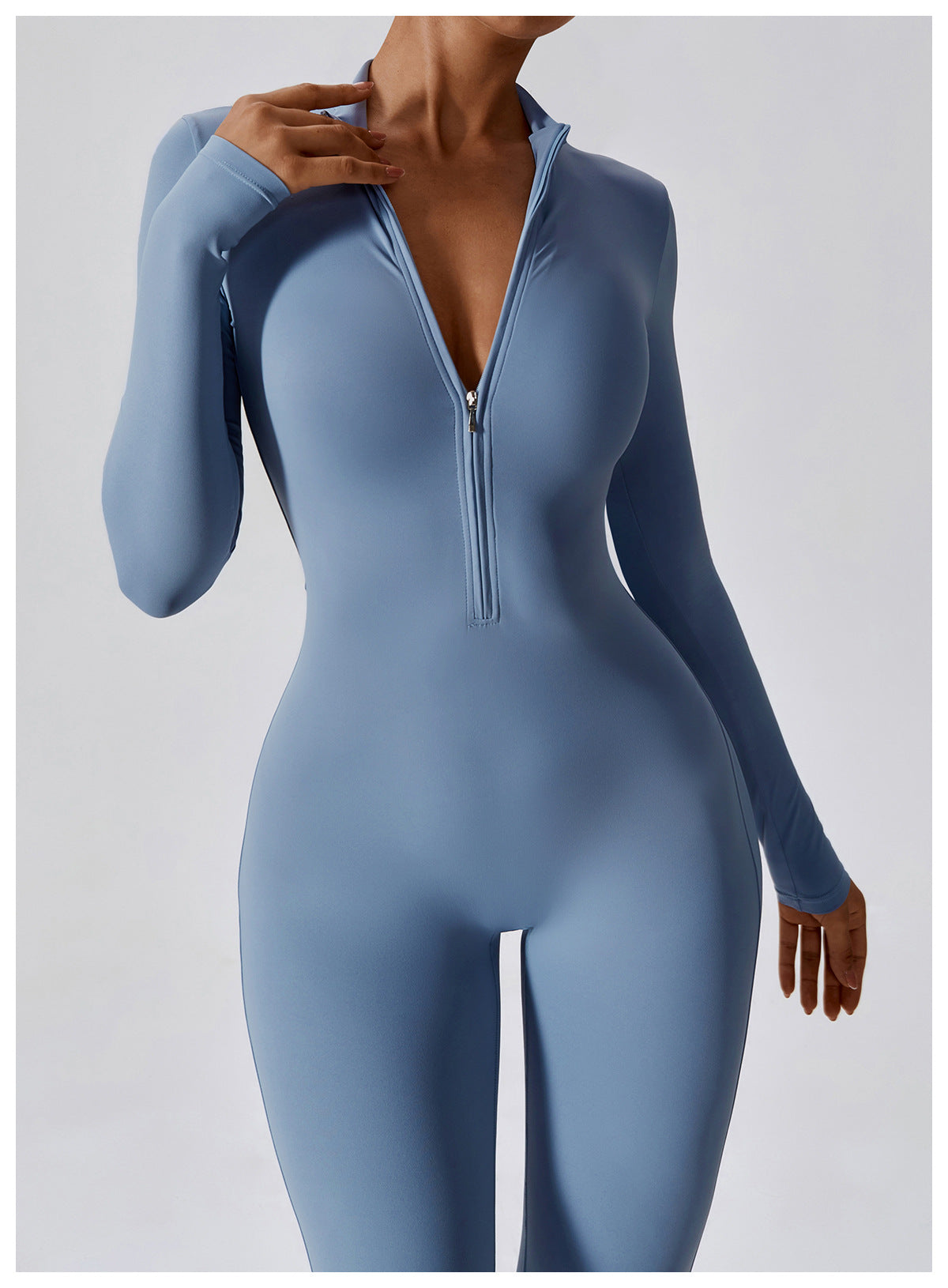 Scubo Zipper Jumpsuit