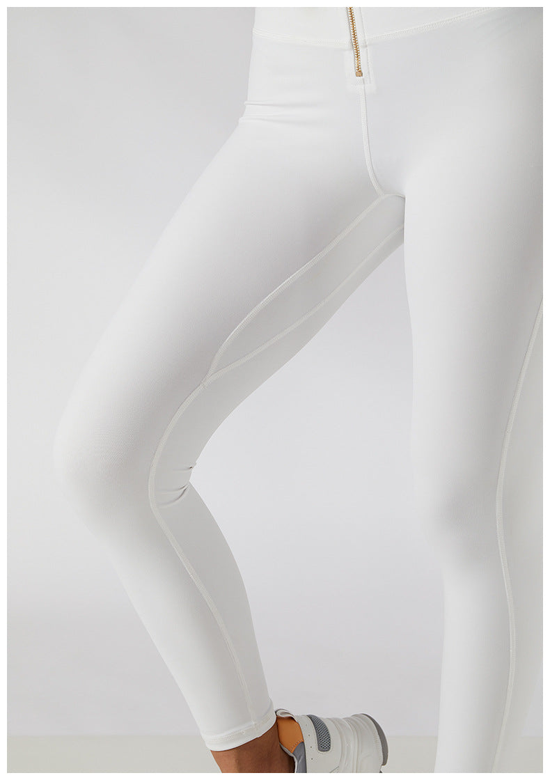 Glide Zipper Yoga Leggings
