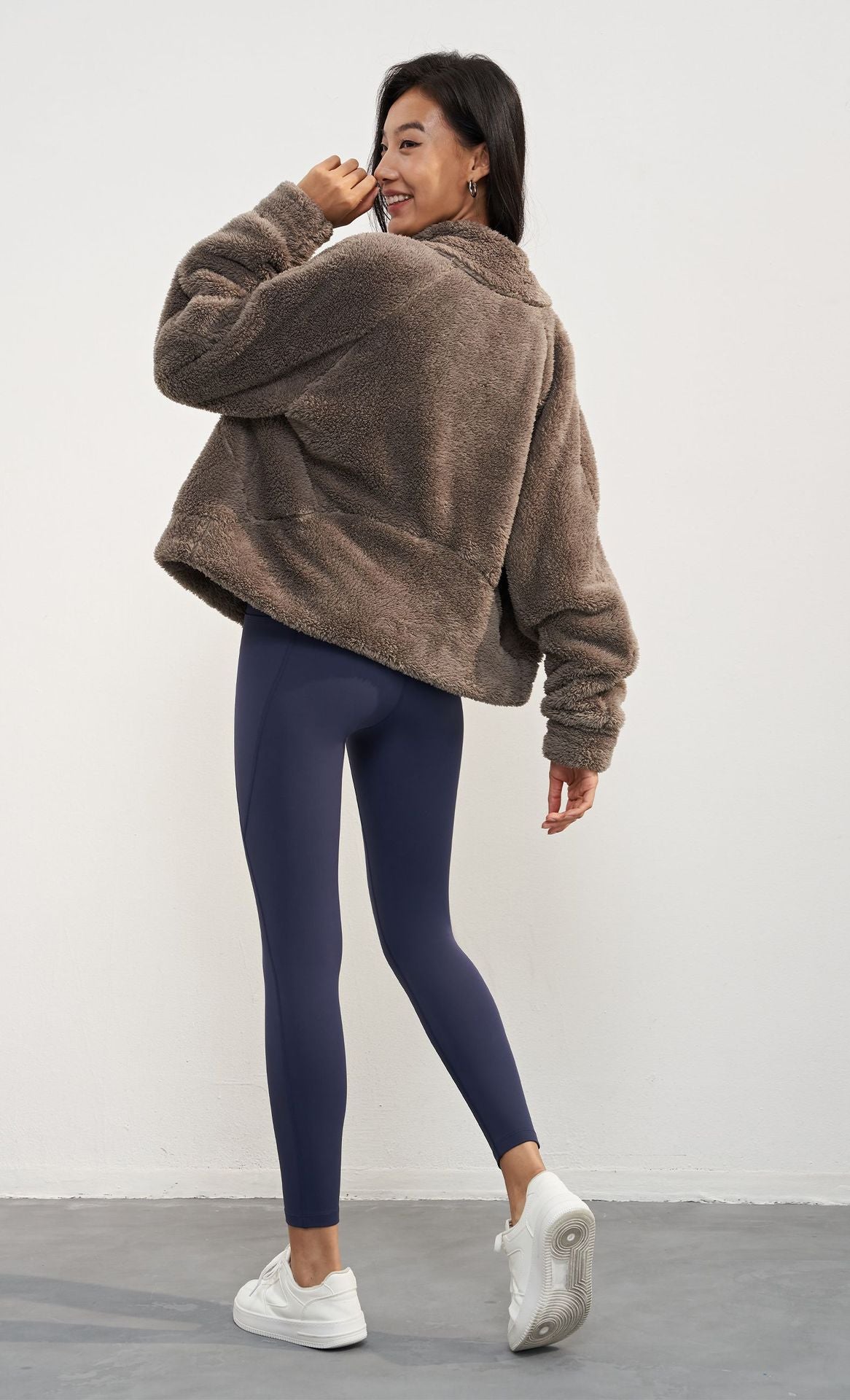 |CAPPUCCINO COLLECTION|  Gior Teddy Zipper Jacket