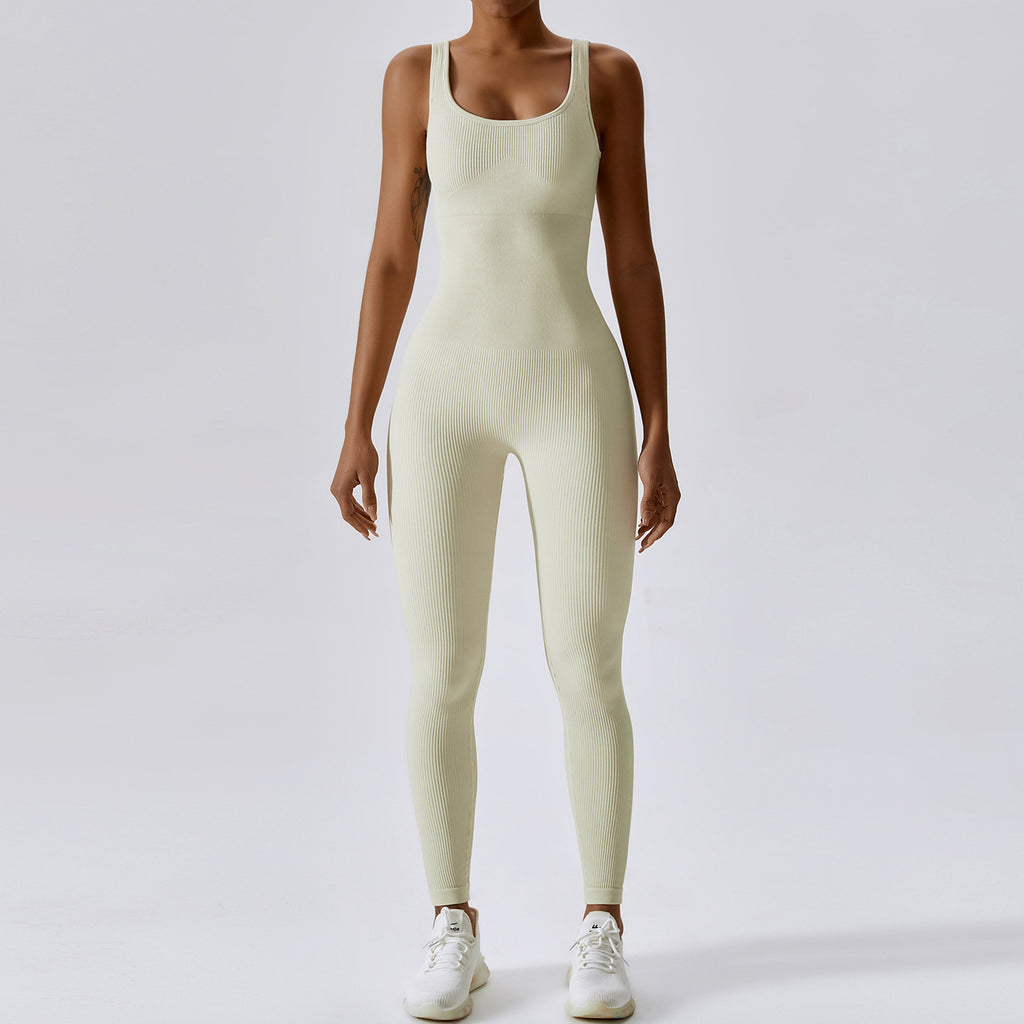 Aura Seamless Ribbed Jumpsuit