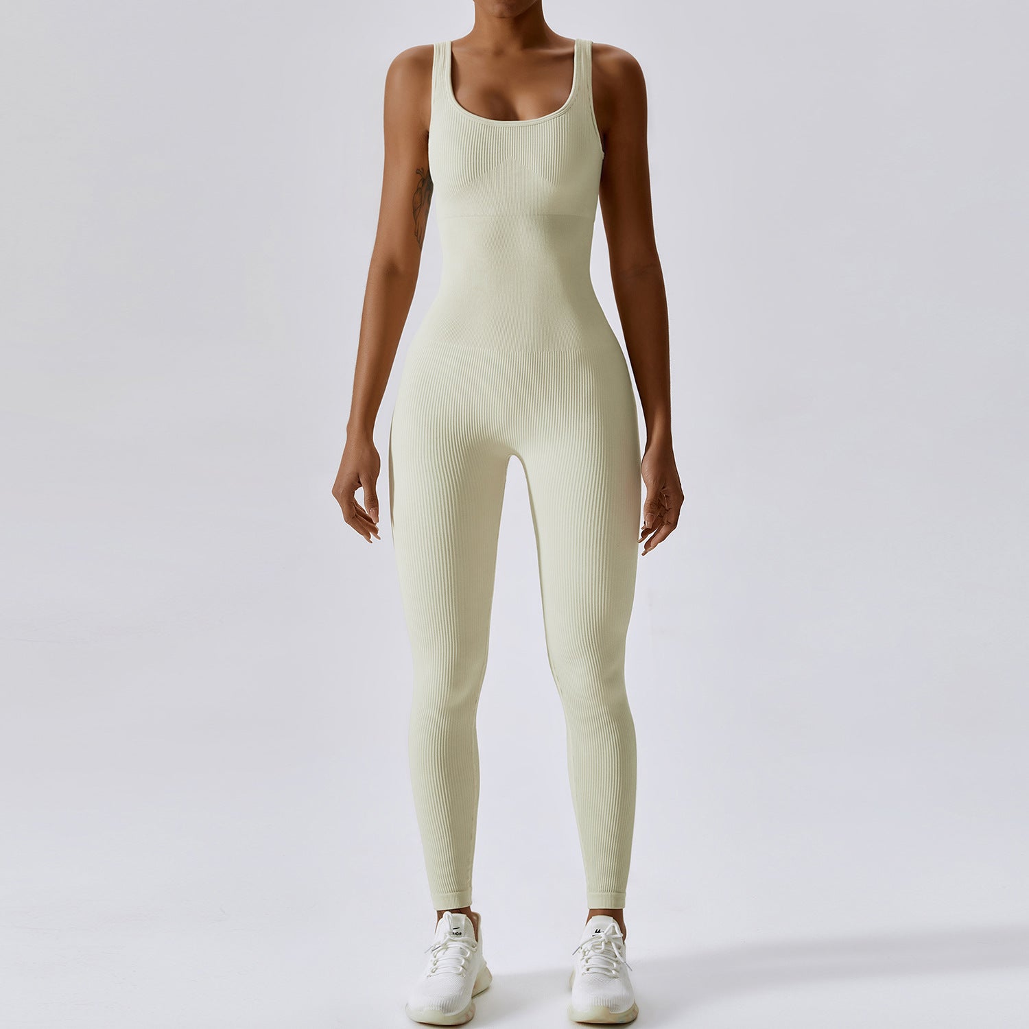 Aura Seamless Ribbed Jumpsuit