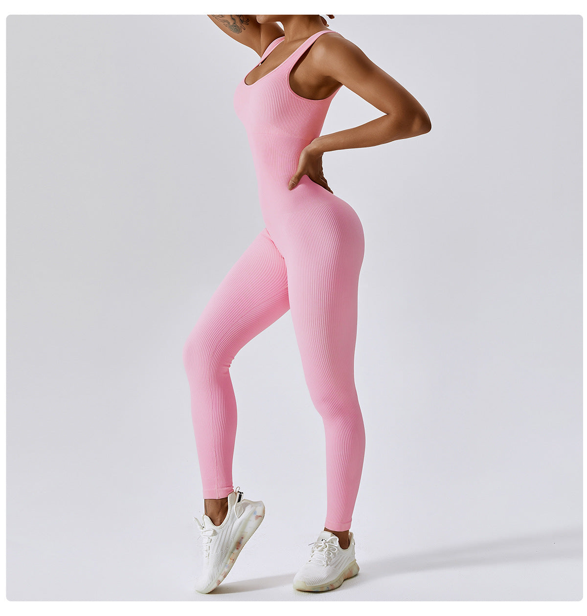 Aura Seamless Ribbed Jumpsuit