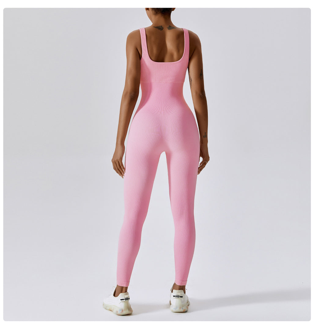 Aura Seamless Ribbed Jumpsuit