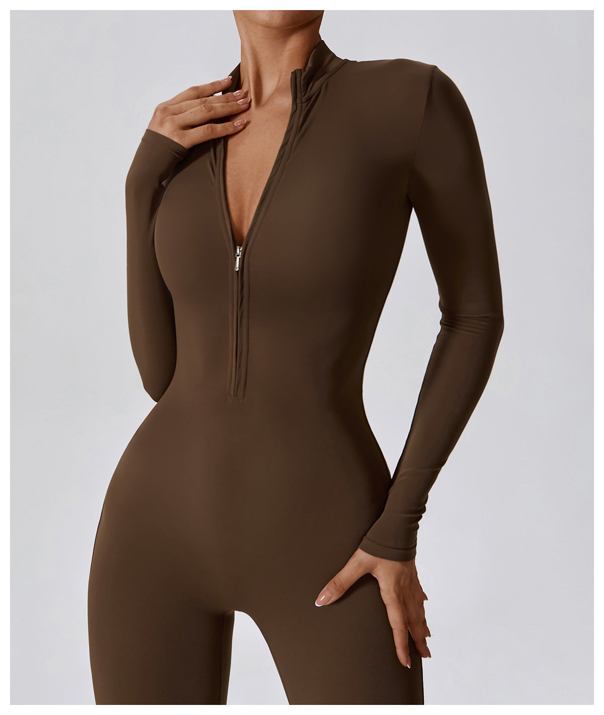 Scubo Zipper Jumpsuit