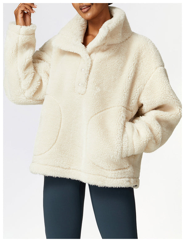 Cappuccino Collection Plush Jacket