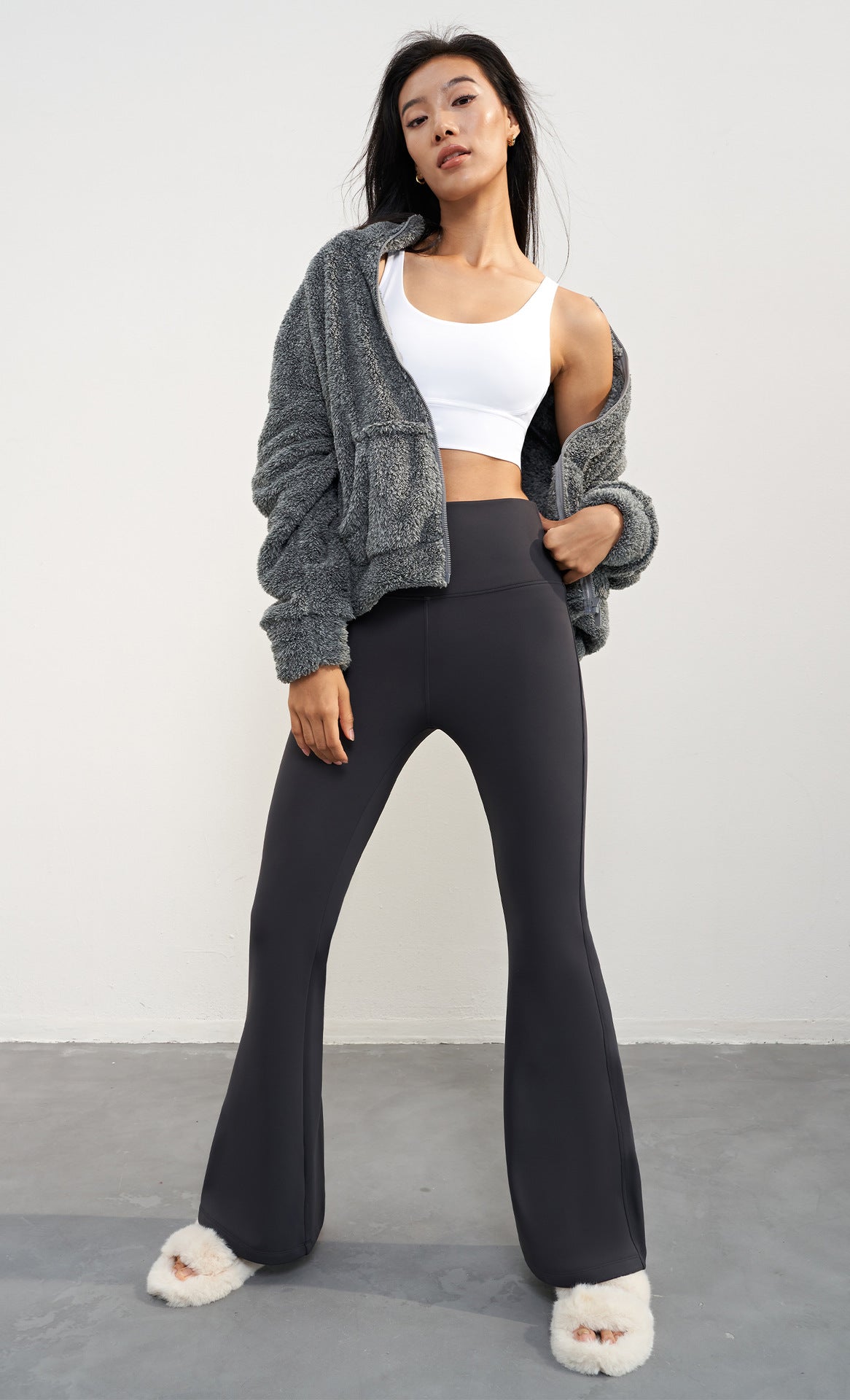 |CAPPUCCINO COLLECTION|  Gior Teddy Zipper Jacket